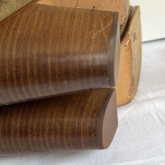 Rag & Bone Suede Ankle Bootie Boot Size 9 Green Chunky Heel Back‎ Zip Bohemian - Picture 14 of 16